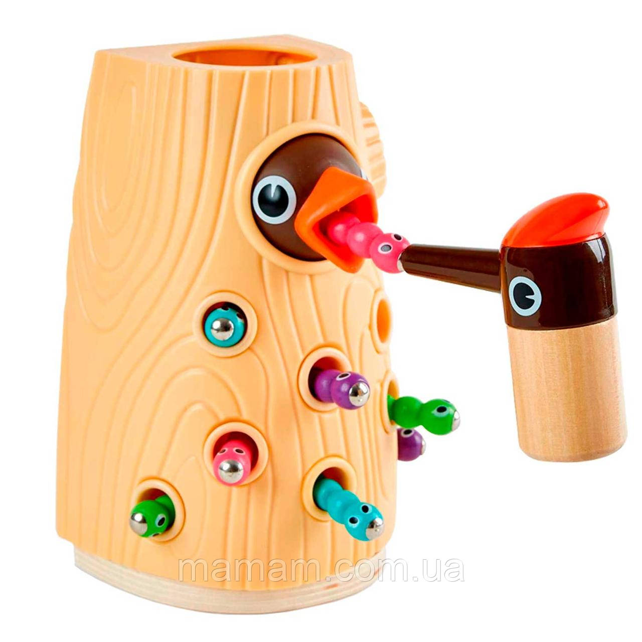 Магнітна игр полювання на черв'ячків Top Bright 120496 Нагодуй пташеня, фото 1