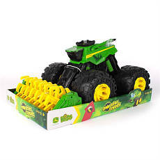 Іграшковий комбайн John Deere Kids Monster Treads з молотилкою і великими колесами (47329), фото 3