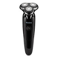 Електробритва чоловіча з тримером MAGIO MG-687 акумуляторна Black (SHiz14117)