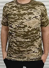 Чоловіча камуфляжна футболка піксель НАПIВБАТАЛ P93-11 вир-во Туреччина.