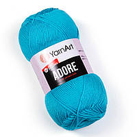 Yarnart ADORE (Адор) № 343 бірюзовий (Акрилова пряжа, нитки для в'язання)