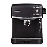 Кавомашина для дому з капучинатором Magio MG-963 15 Bar Black (SHiz14121), фото 5