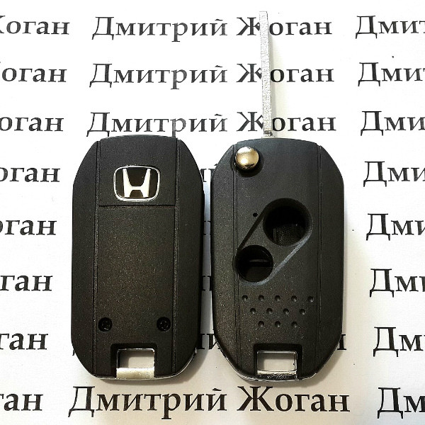 Корпус выкидного ключа для Honda (Хонда) 2 кнопки, лезвие HON66 - фото 1 - id-p156930354