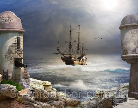 Фотошпалери "Розбурхане море" - Будь-який розмір! Читаємо опис!