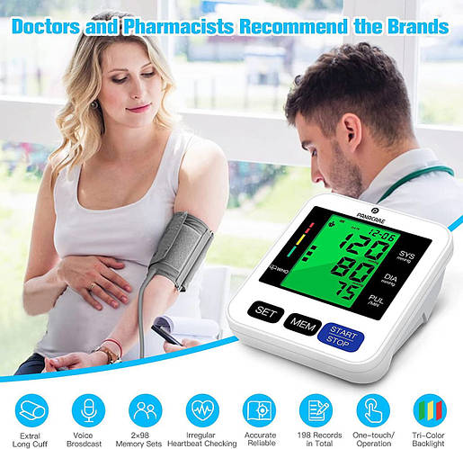 Монитор артериального давления, автоматический прибор для измерения ...