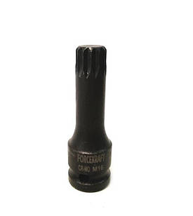 Головка 1/2" з насадкою Spline M10 ударний
