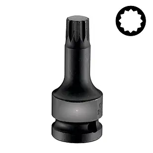 Головка 1/2" з насадкою Spline M8 ударний