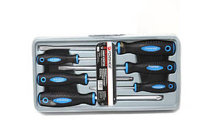 Набір викруток магнітних «Profi» S2, 6пр. (PH: 1x75, 2x100, 3x150мм; SL 5.5х100, 6.5х150, 8х175мм) в