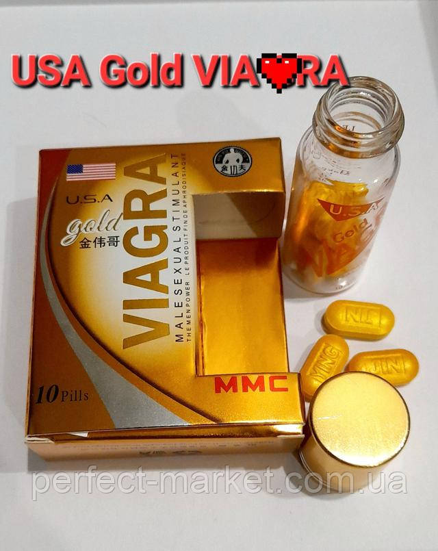 Голд Виа-ра оригинальные мужские таблетки для эрекции и потенции Gold ...