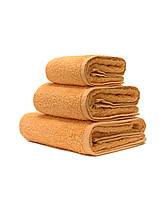 Набор махровых полотенец Active set Персикового кольору, фото 4