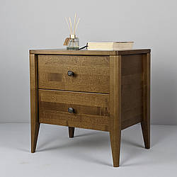 Приліжкова тумба "Хюгге" з натурального дерева