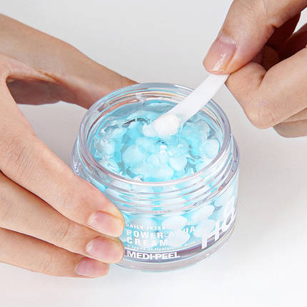 Капсульний крем в кульках для інтенсивного зволоження шкіри MEDI-PEEL POWER AQUA CREAM, 50 мл, фото 2