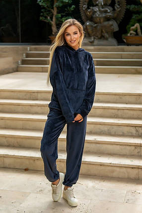 Комфортний жіночий костюм. тканина "Плюшевий Велюр" 50, 52, 54, 56, 58 розмір 50, фото 2