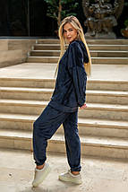 Комфортний жіночий костюм. тканина "Плюшевий Велюр" 50, 52, 54, 56, 58 розмір 50, фото 4