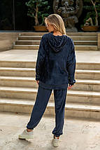 Комфортний жіночий костюм. тканина "Плюшевий Велюр" 50, 52, 54, 56, 58 розмір 50, фото 3