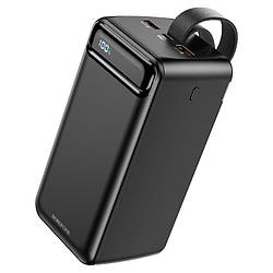 Портативна батарея Power Bank Borofone J14D 22.5W / 50000 mAh / 2 x USB QC3.0 / Type-C PD 3.0 - Black