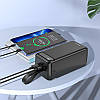 Портативна батарея Power Bank Borofone J14D 22.5W / 50000 mAh / 2 x USB QC3.0 / Type-C PD 3.0 - Black, фото 4