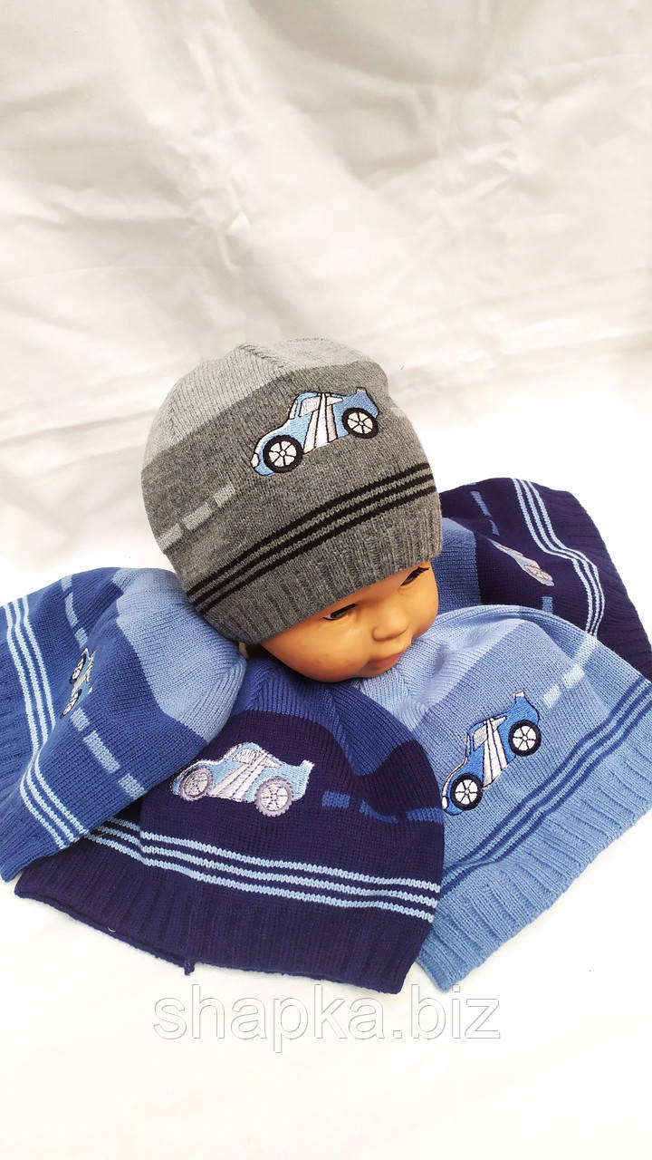 Шапка дитяча в'язана, одношарова., фото 1