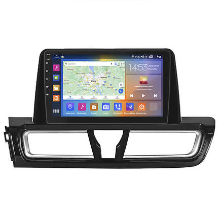 Штатна магнітола Lesko Kia Forte III 2018-2021 IPS 9" 4/64 Gb CarPlay 4G Wi-Fi GPS Prime Кіа Форте охолодження, фото 1