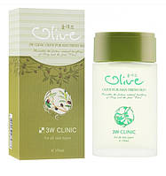 Тонер для обличчя зволожуючий для чоловіків Олива 3W CLINIC Olive For Man Fresh Skin, 150 мл