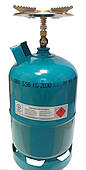 Газовий балон 12 л з пальником (пропан-бутан, Польша)