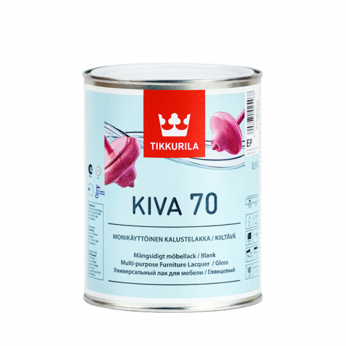 Лак для меблів Tikkurila Kiva 70 глянсовий 0.9л