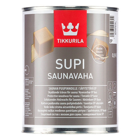 Захисний віск для саун Tikkurila Supi Saunavaha 0.9 л