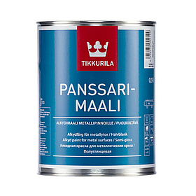 Фарбу для даху Tikkurila Panssarimaali прозора напівглянсова 0.9л