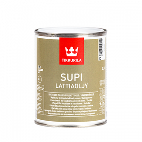 Олія для підлоги в лазнях та саунах Tikkurila Supi oil for floor 0.9л, фото 1
