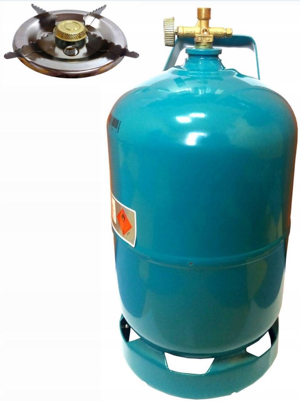 Газовий балон 27 л побутовий (пропан-бутан, Польша), фото 1