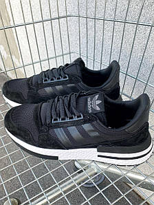 Чоловічі Кросівки Adidas ZX 500 Black White 44