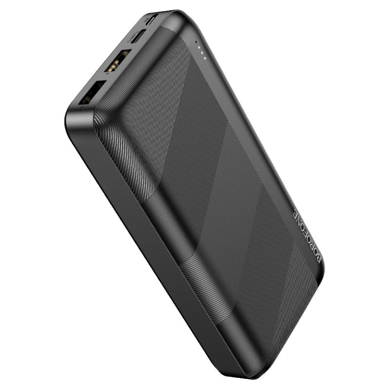 Портативна батарея Power Bank Borofone J27A / 20000 mAh / 2xUSB / 1xType-C - Black