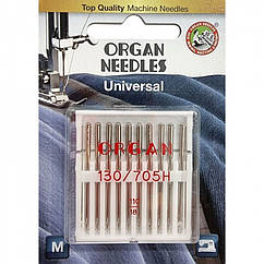 Голки швейні універсальні ORGAN №110 для побутових швейних машин блістерна упаковка 10 штук