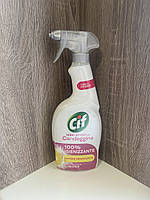 Cif candeggina 100% igienizzante LIMONE спрей для чистки дома и белых тканей пятновыводитель 650ml