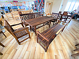 Дерев'яні меблі з масиву термо дуба від виробника, комплект Furniture set - 40, фото 5