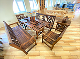 Дерев'яні меблі з масиву термо дуба від виробника, комплект Furniture set - 40, фото 11