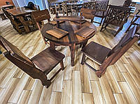 Деревянная мебель из массива термо дерева от производителя, комплект Furniture set - 42