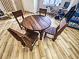 Дерев'яні меблі з масиву термо дерева від виробника, комплект Furniture set - 42, фото 7