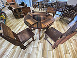Дерев'яні меблі з масиву термо дерева від виробника, комплект Furniture set - 42, фото 10