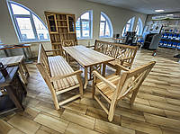 Деревянная мебель из массива ясеня от производителя, комплект Furniture set - 41