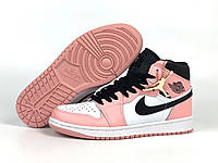 Nike жіночі весна/літо/осінь пудрові кросівки на шнурках. Демісезонні жіночі шкіряні кроси