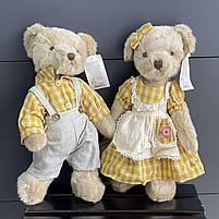 Іграшка мяка "Ведмедик вінтаж" бежевий, мікс, Мягкая игрушка "Мишка" 31см 11086, фото 4