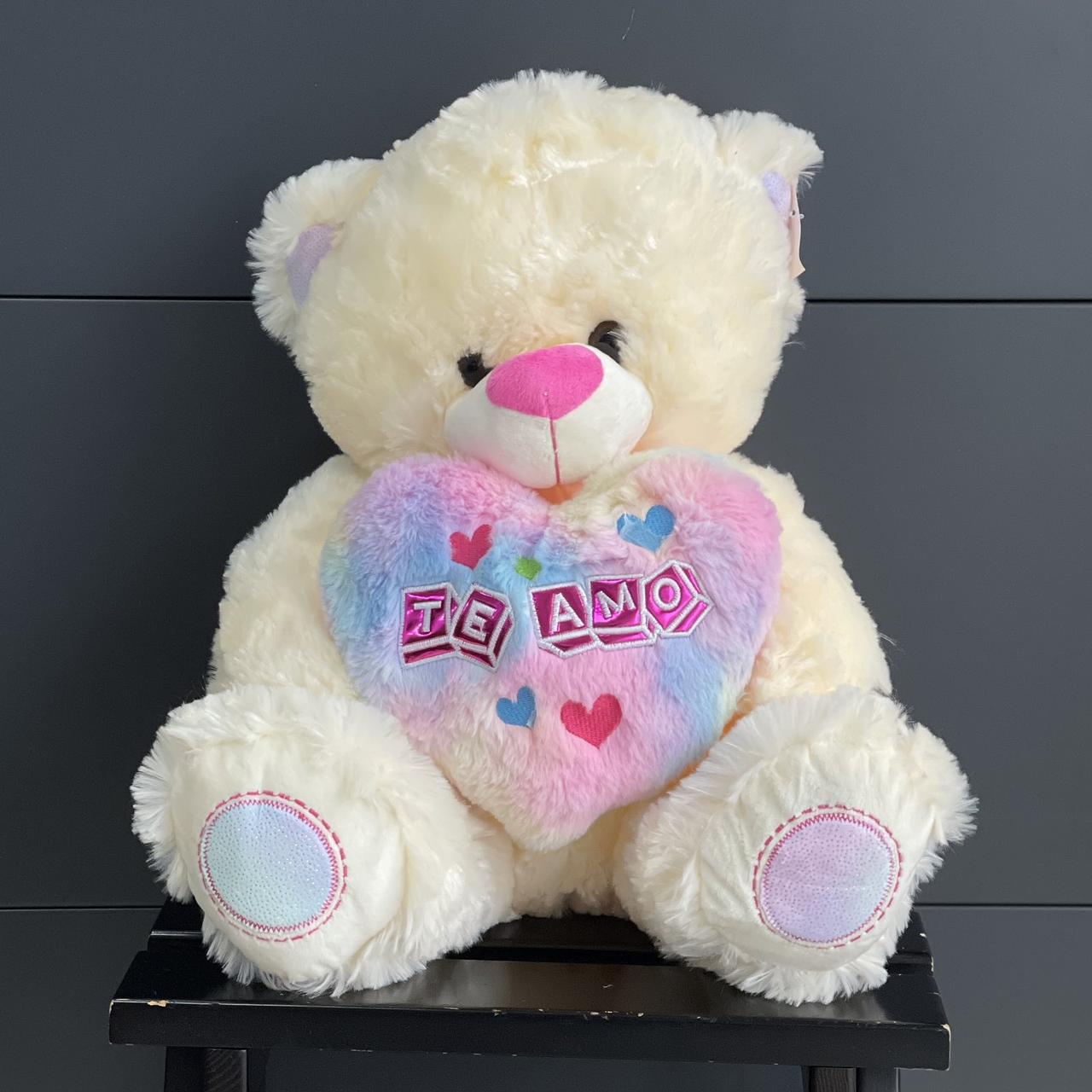 Іграшка мяка "Ведмедик з серцем" молочний, Мягкая игрушка "Мишка" 14352, фото 1