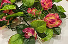 Гірлянда світлодіодна "краплі роси" Троянди Провансу на батарейках 1 м 30 LED (золотистий теплий), фото 2