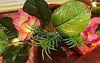 Гірлянда світлодіодна "краплі роси" Троянди Провансу на батарейках 1 м 30 LED (золотистий теплий), фото 7