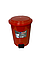 Відро для сміття побутове з педаллю на 30л пластик (Червоне), фото 8