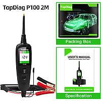 Діагностичний тестер TopDiag  JDiag P100 12\24 V ( Power probe).