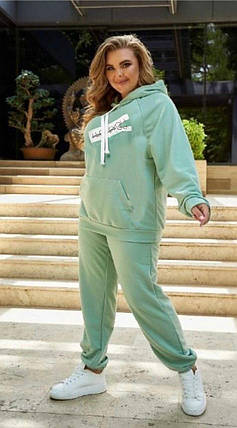 Практичний жіночий костюм, тканина "Трьохнитка на флісі" 50, 52, 58, 60 розмір 50, фото 1