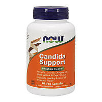 Кандида для здоровья пищеварительной системы Now Foods Candida Support 90 veg caps