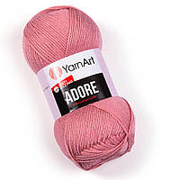 Yarnart ADORE (Адор) № 365 рожево-ліловий (Акрилова пряжа, нитки для в'язання)